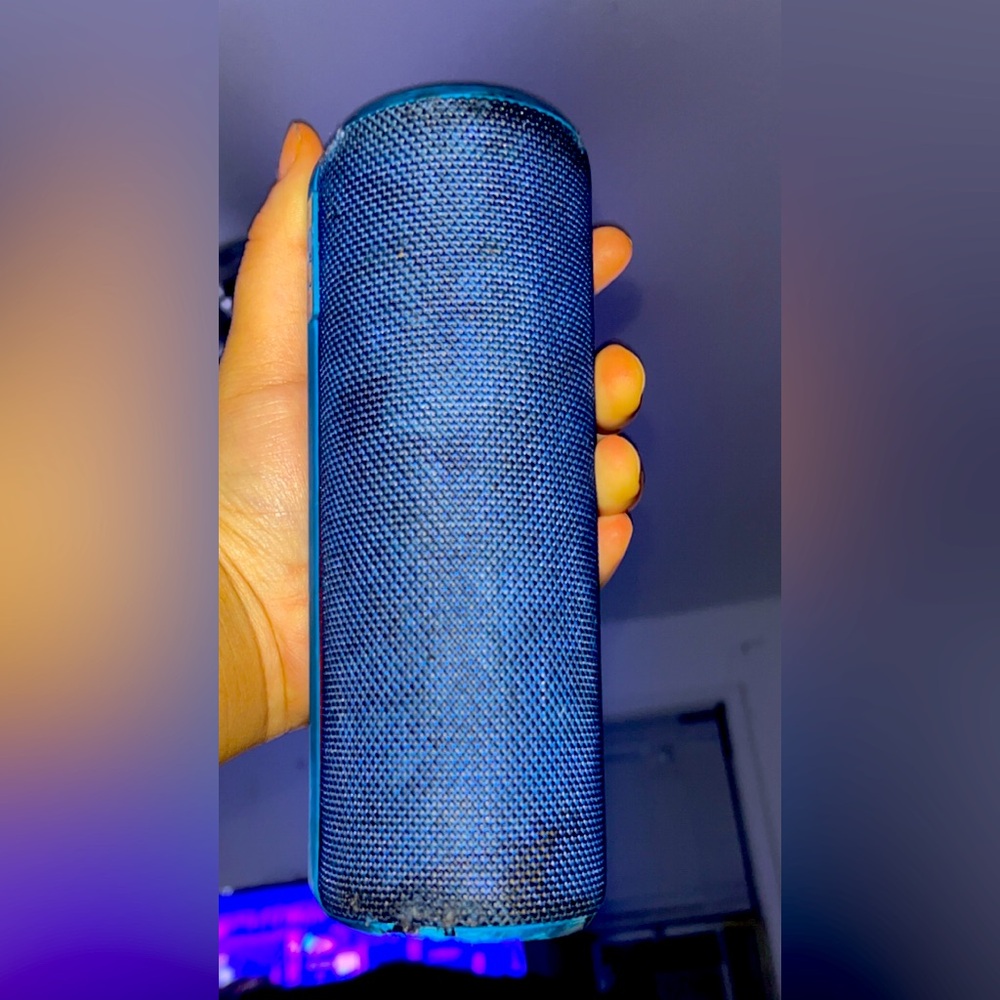 Blue Portable Bluetooth Speaker